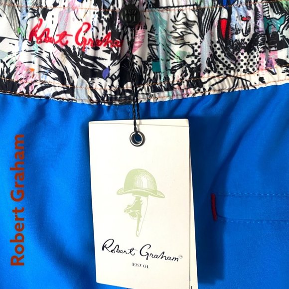 ROBERT GRAHAM SWIM TRUNKS (SZ 32) (NWT) - Picture 7 of 11